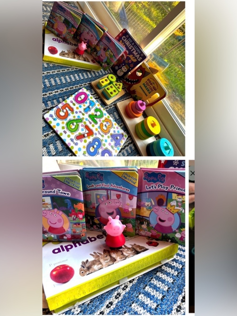 Lovevery Peppa big and other well constructed educational toys 💕